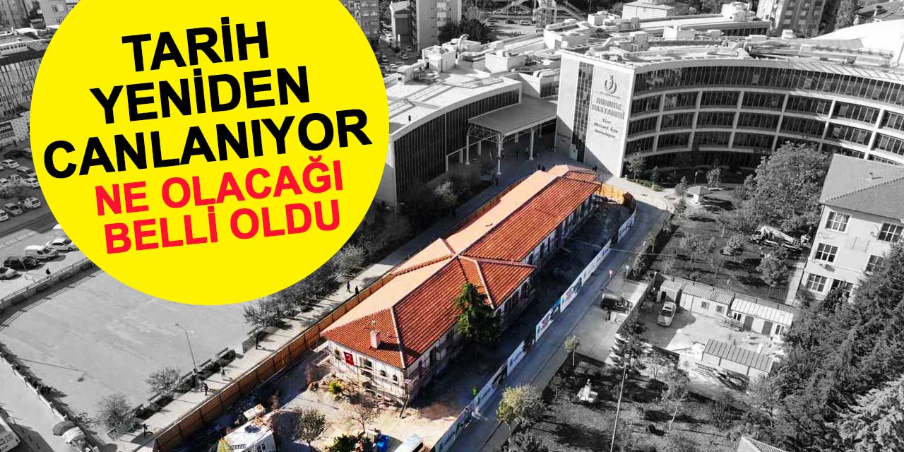 Konya'da tarih yeniden canlanıyor: Tarihi Hemşire Lojmanı Binası