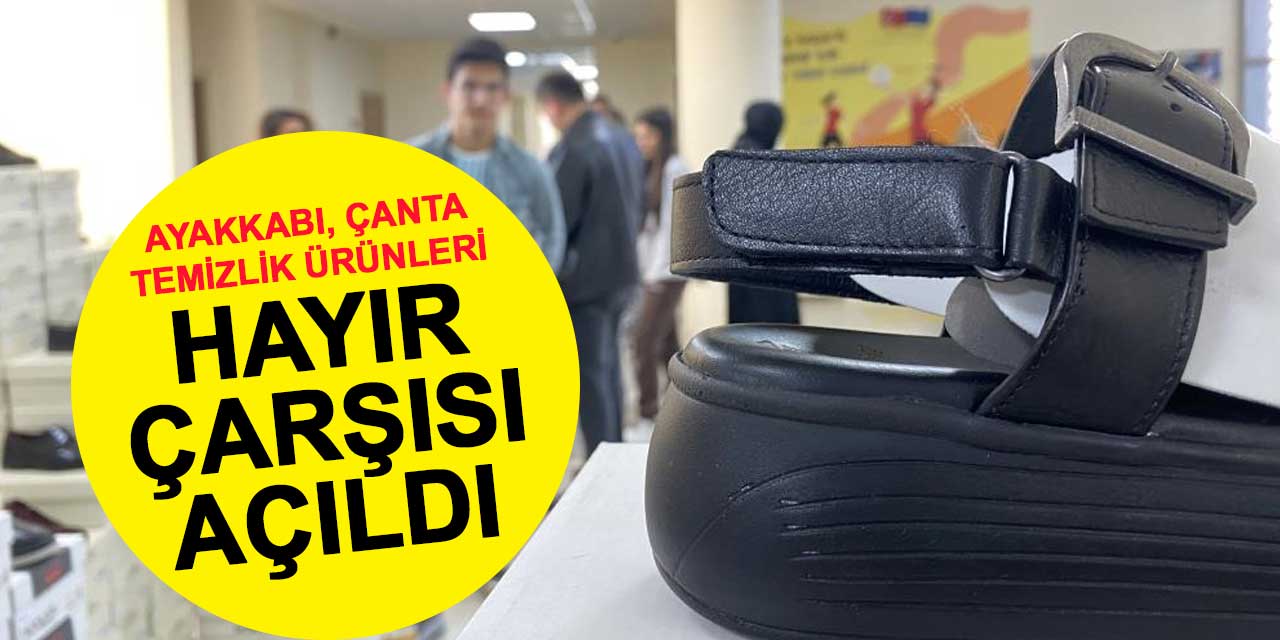 Karatay Aykent Mesleki ve Teknik Anadolu Lisesi'nin hayır çarşısı açıldı