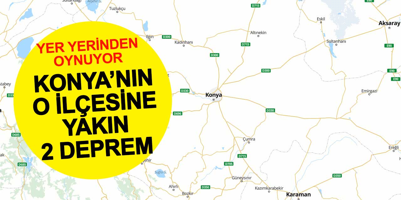 2023 bitiyor depremler bitmiyor: Konya'nın komşuları Karaman ve Niğde'de dikkat çeken depremler