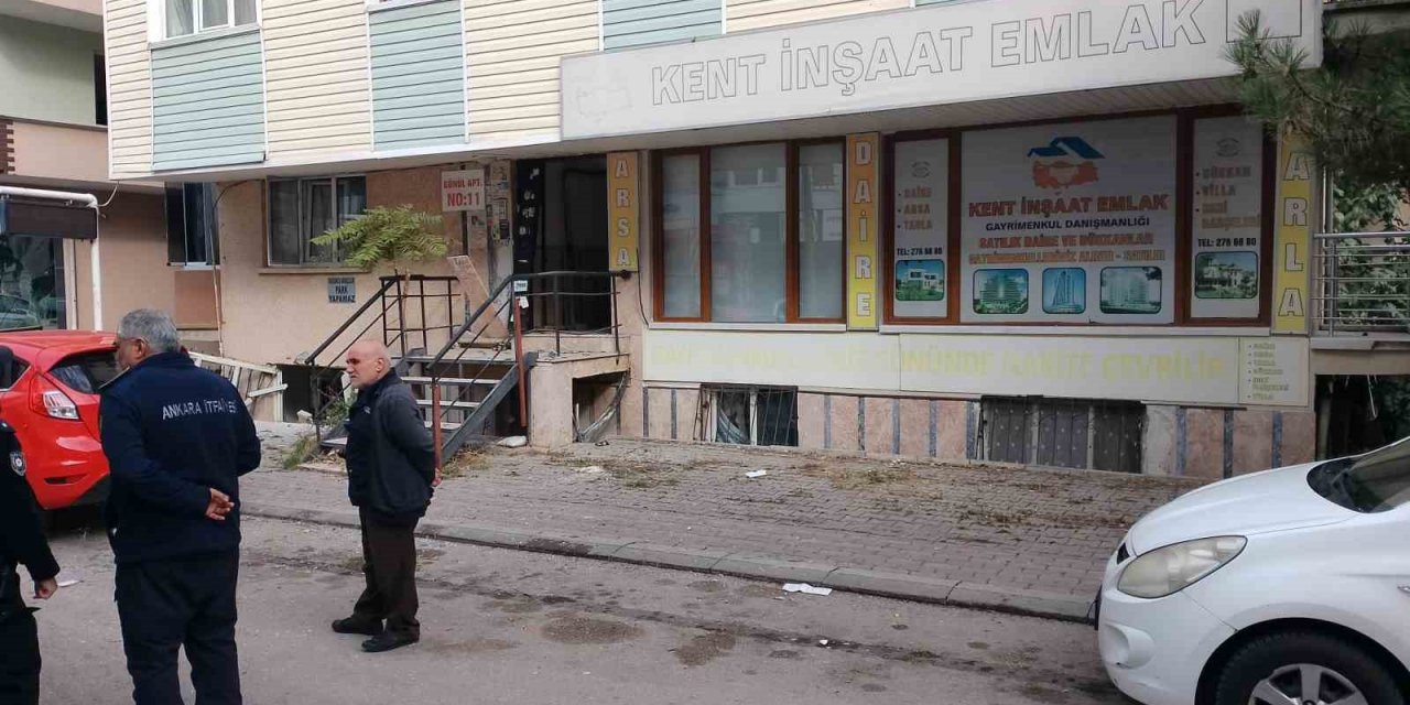 Ankara Sincan'da 4 katlı binada doğalgaz patladı