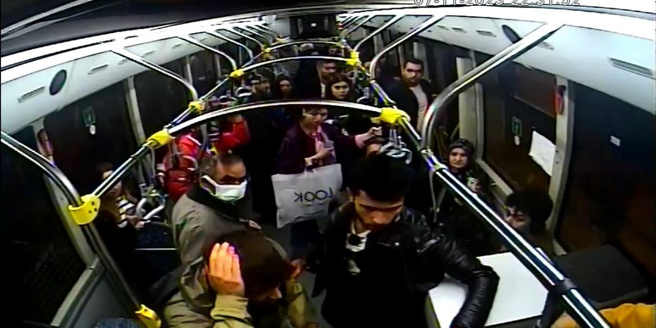 Ankara özel halk otobüsü şoförü, darp edilen gencin kahramanı oldu