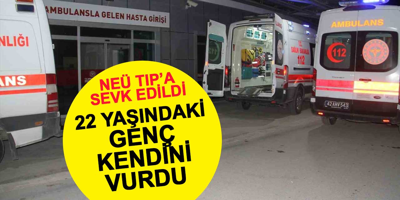 Beyşehir'de Tüfek Temizleme Kazası: Genç Adam Kendini Yaraladı