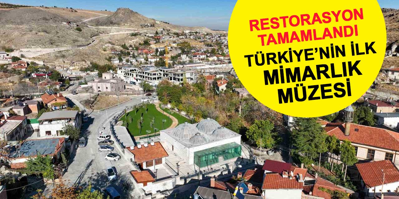 Tarihi Sille Subaşı Hamamı Türkiye'nin ilk Mimarlık Müzesi'ne dönüşüyor