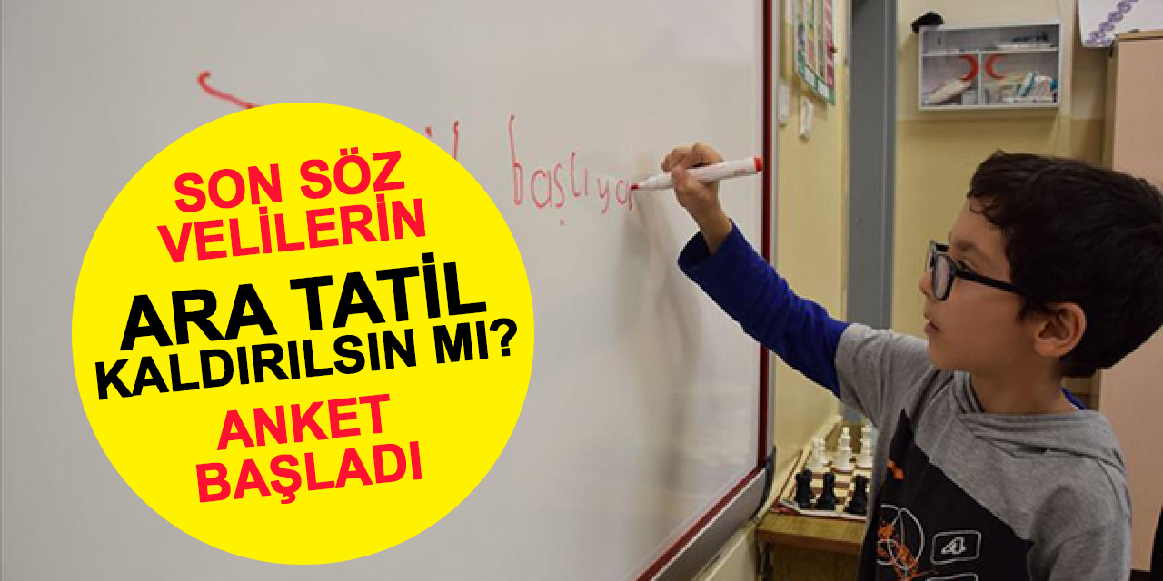 Son karar velilerin: Ara tatil kaldırılsın mı?