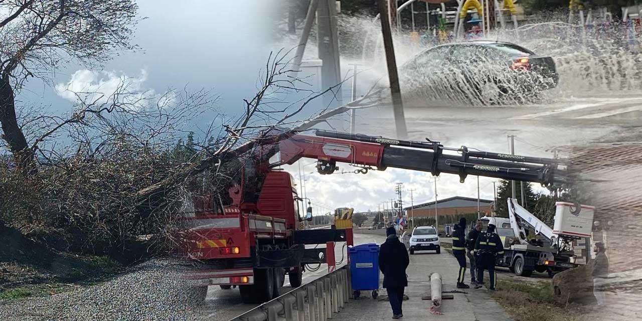 Konya'da fırtına etkisi