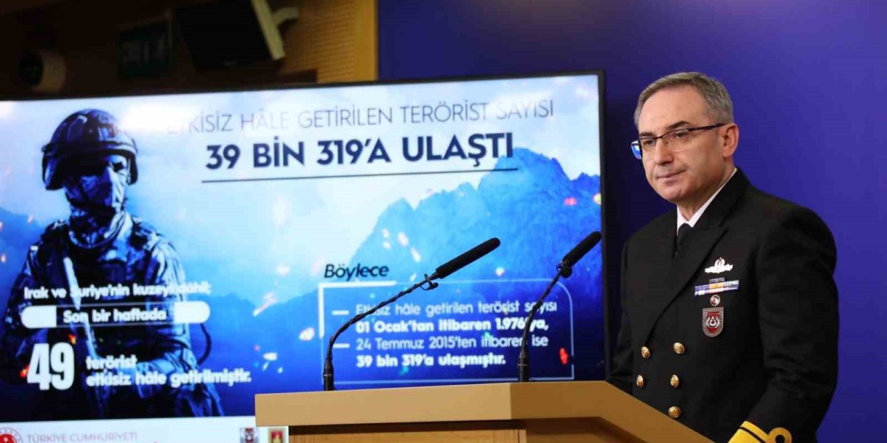 19 ay önce başlayan Pençe-Kilit Harekatı'nda 647 terörist etkisiz hale getirildi