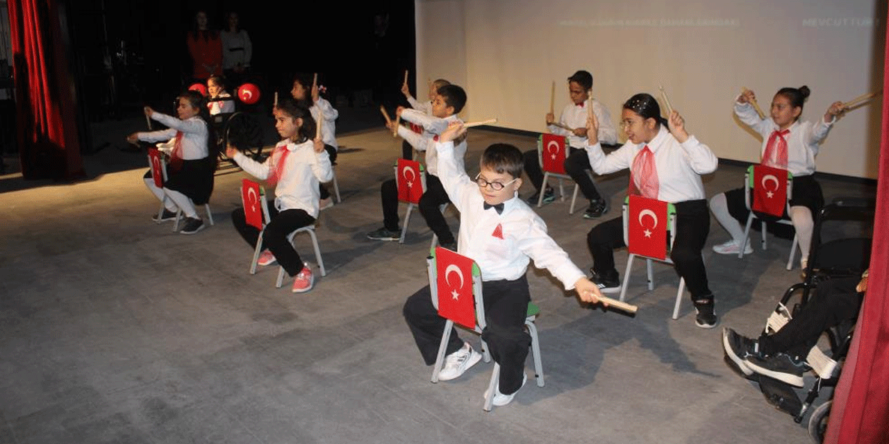 Konya'da özel öğrencilerden etkinlik