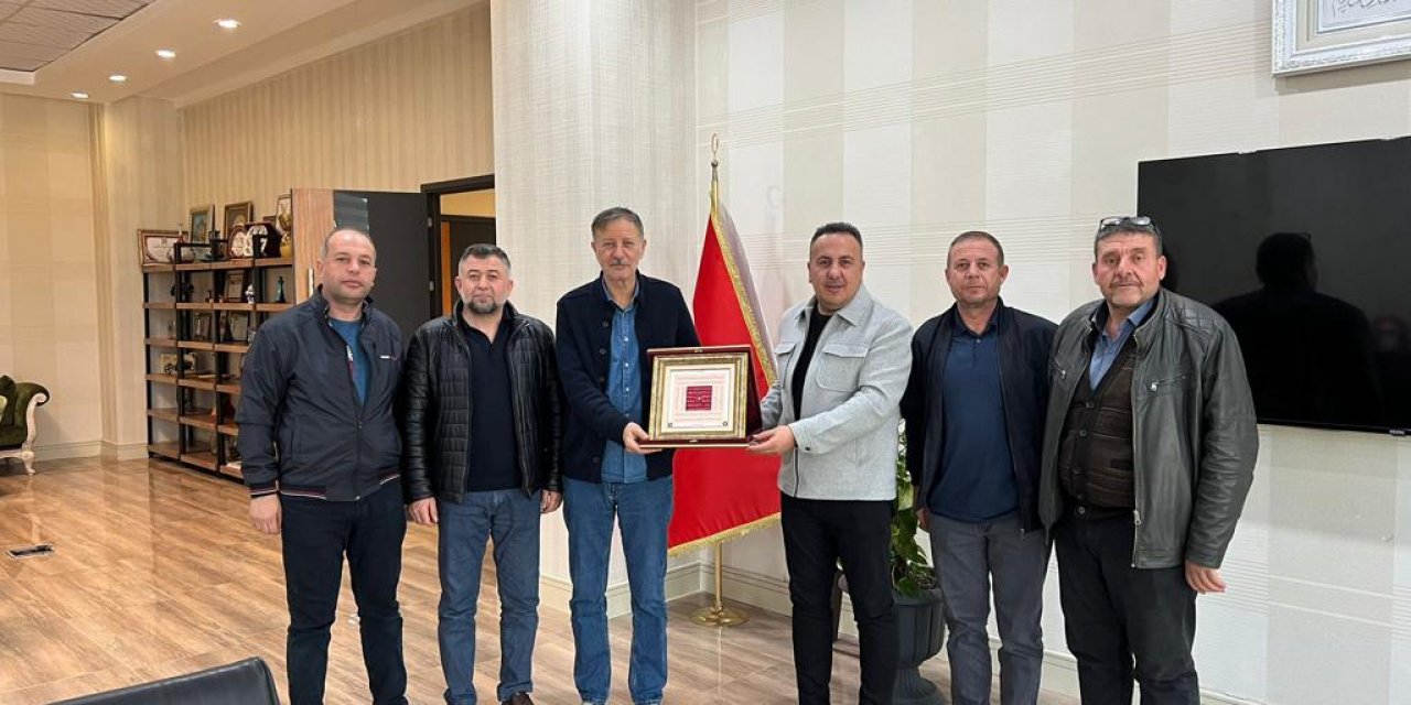 Konya Sıhhi Tesisat ve Kaloriferciler Odasından Korkmaz'a ziyaret