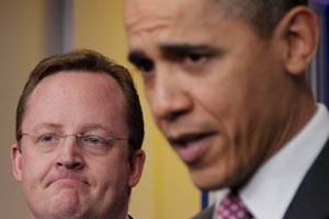 Obama, sözcüsüyle vedalaştı