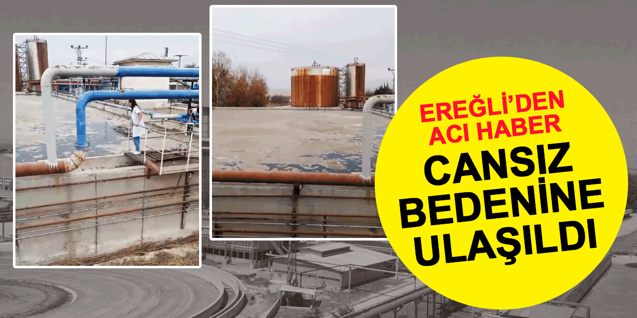 Son Dakika: 17 yaşındaki genç Ereğli Şeker Fabrikası içindeki havuza düştü