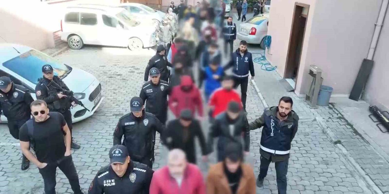 Konya’da kapsamlı temizlik: 93 kişi yakalandı, 60'ı tutuklandı