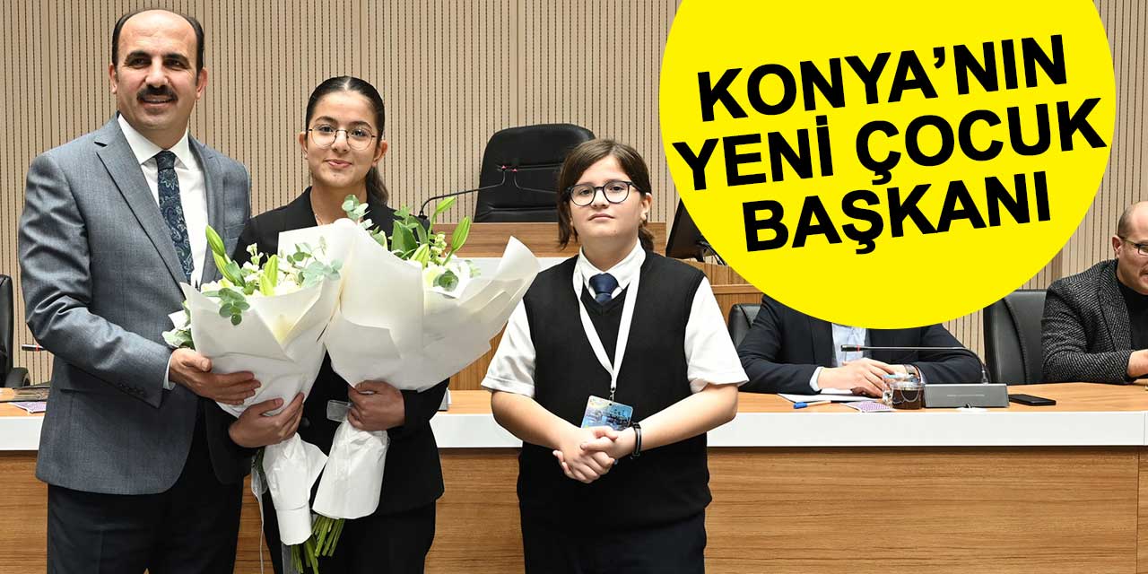 Konya'nın yeni çocuk başkanı o isim oldu