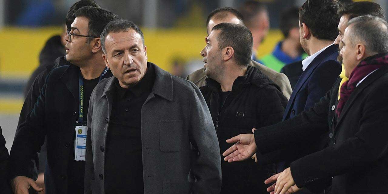 Ankaragücü Başkanı Faruk Koca, yumruğa 'tokat' dedi
