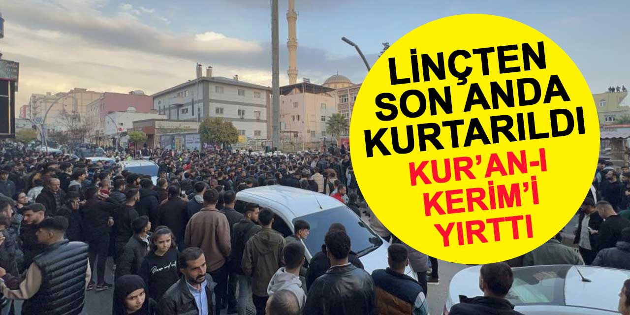 Kaymakamlık önünde olay! Kur'an-ı Kerim'i yırttı, vatandaş ayaklandı