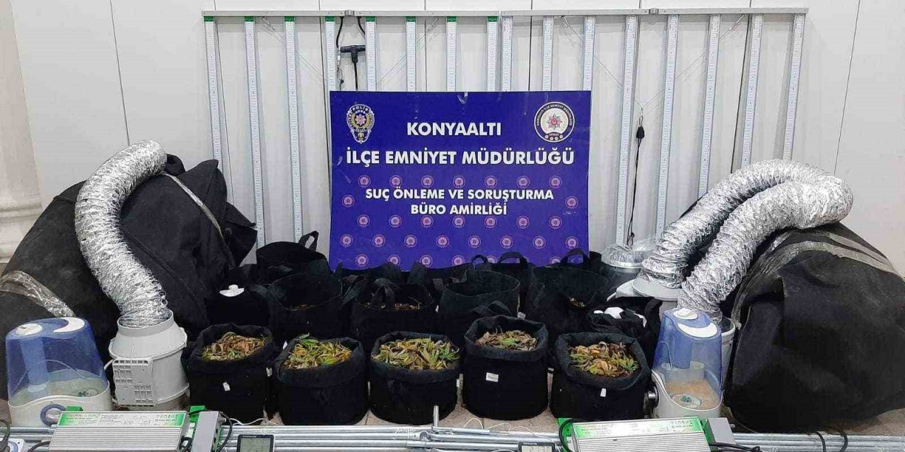 Evine kurduğu düzenekle uyuşturucu imal edip satan şüpheli yakalandı