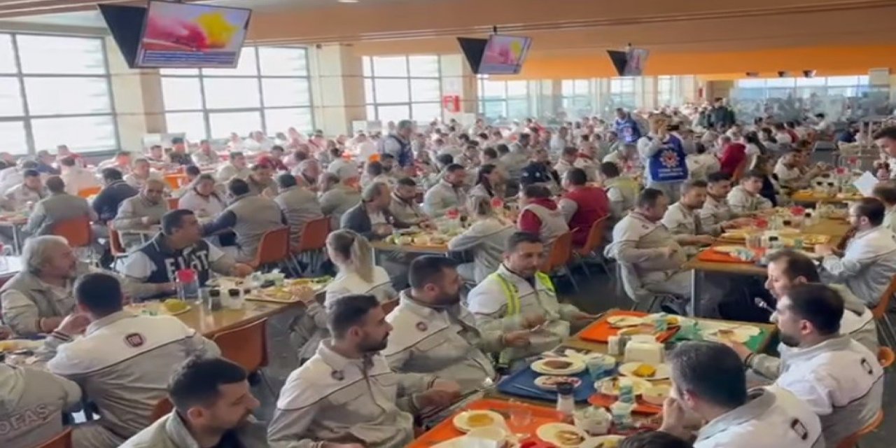 Tofaş Otomobil Fabrikası'nda çatal bıçaklı zam eylemi