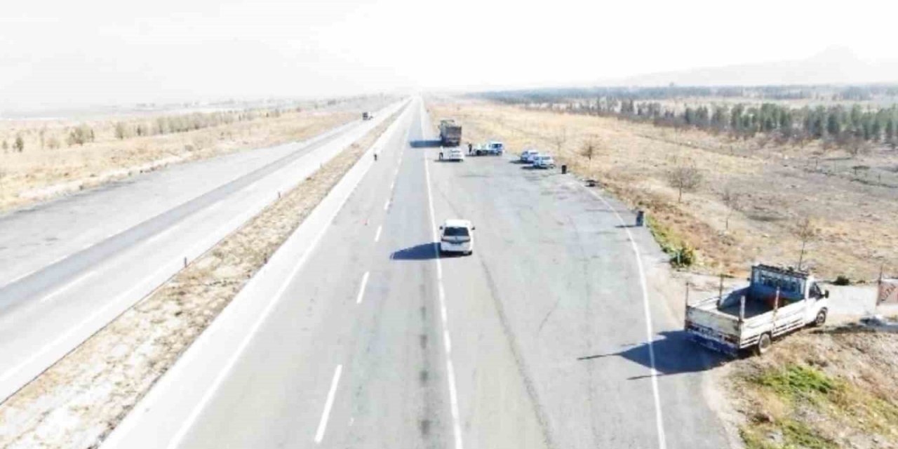 Konya'da dronlarla trafik kontrolü: Sürücülere havadan ceza yağdı