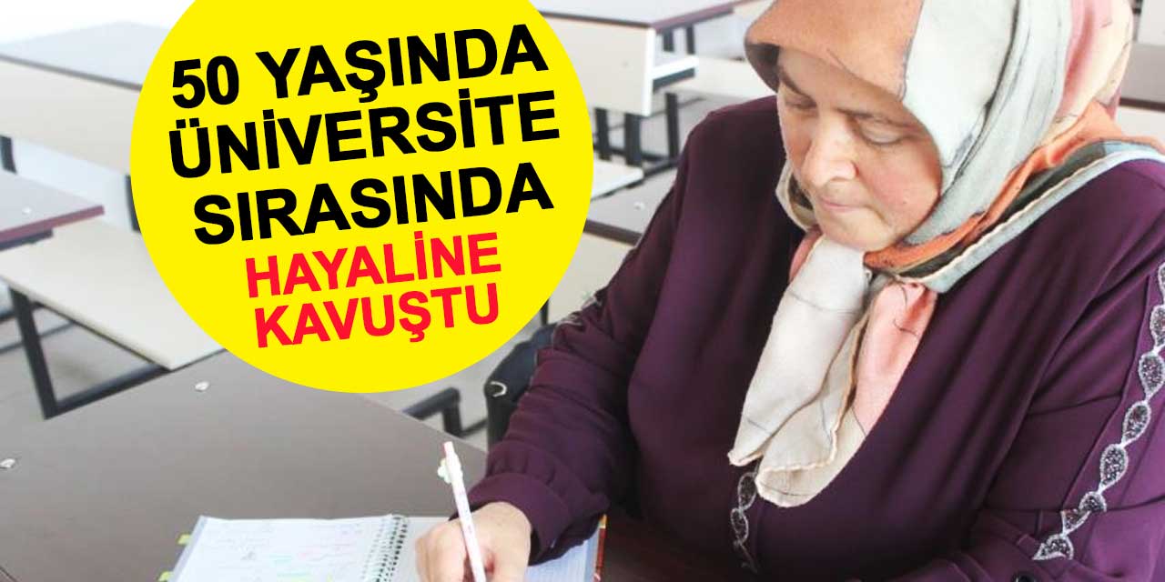 Fadime Küçük, 50 Yaşında Üniversite Kapılarını Açtı