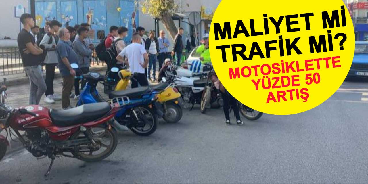 Konya'da motosiklet sayısı artışa geçti