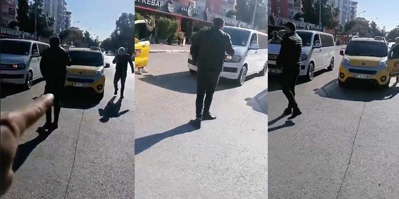 Antalya'da taksici hesaplaşması