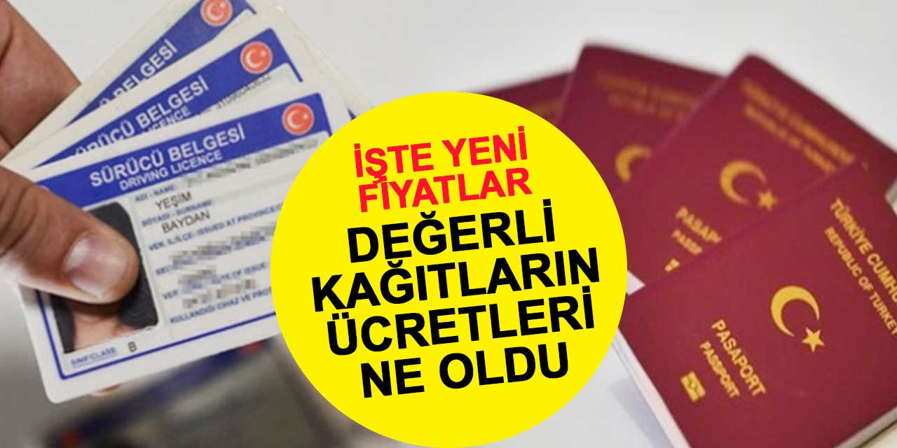 2024 Ehliyet Ve Pasaport Ücretleri Belli Oldu: İşte Yeni Fiyatlar