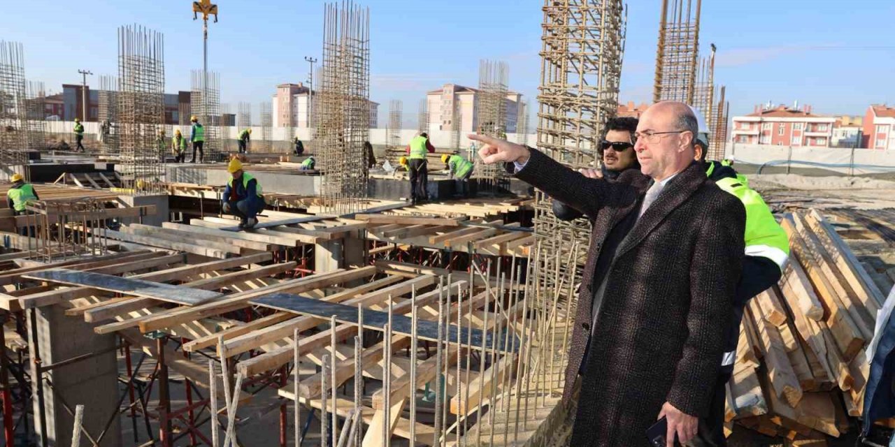 Türkiye'nin İlk Yeşil Sertifikalı Sporcu Yetiştirme Merkezi Selçuklu'da yükseliyor