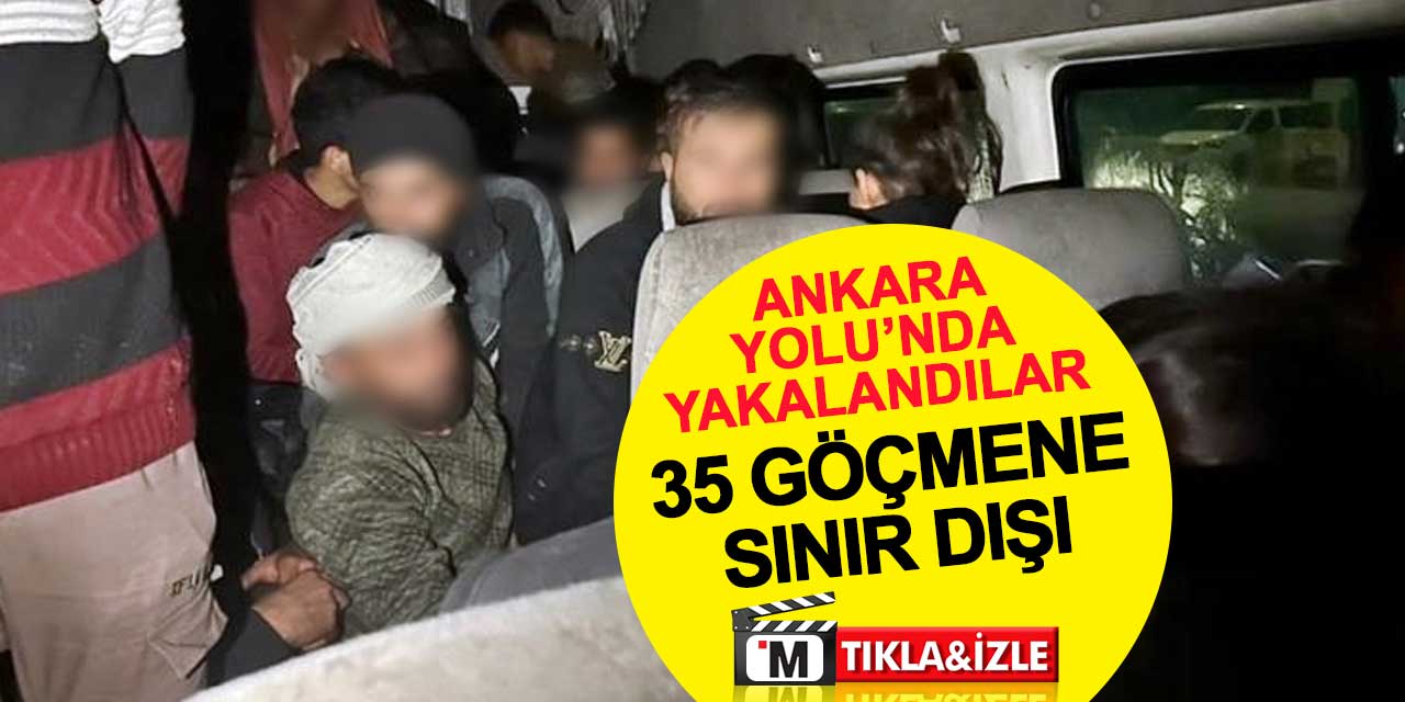 Yasa Dışı Yollarla Ülkeye Giren 35 Göçmen Konya'da Yakalandı