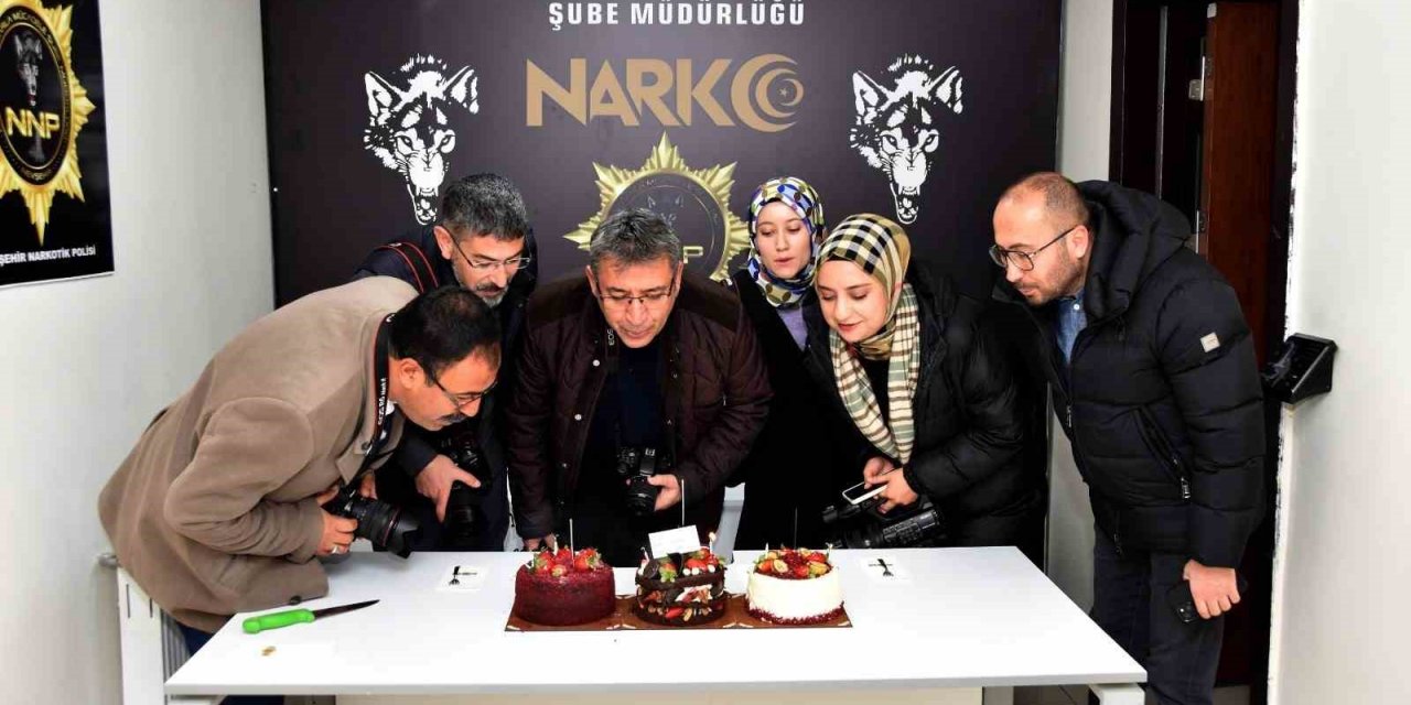 Habere giden gazetecilere Emniyet Müdürlüğünden sürpriz