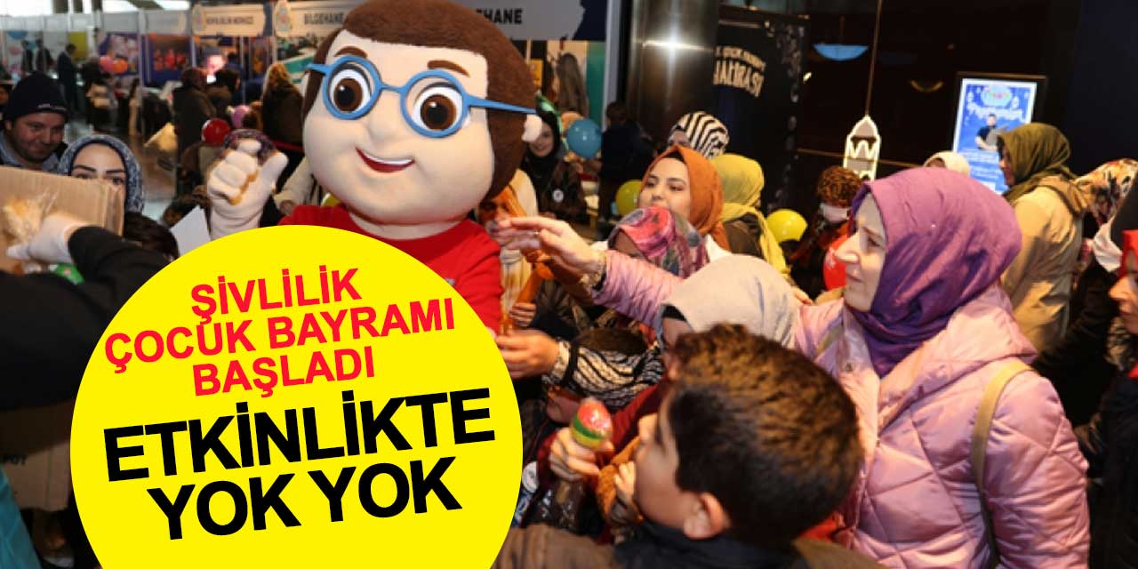 Selçuklu Kongre Merkezi'nde düzenlenen Şivlilik Çocuk Bayramı başladı