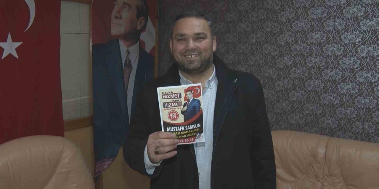 Muhtar adayı çektiği video ile sosyal medyayı salladı