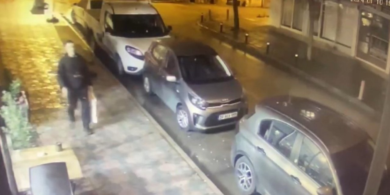 Evden 50 bin TL’lik hırsızlığın keşif anları kamerada