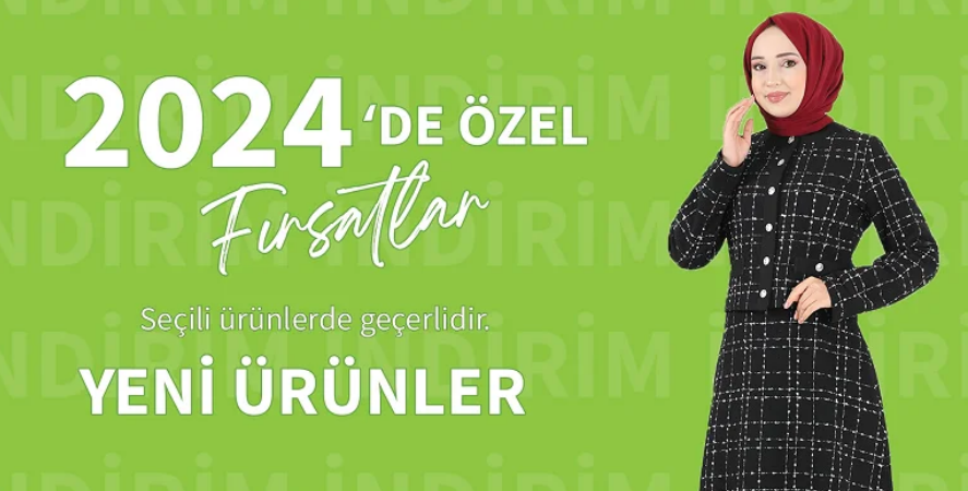 Pamuklu Viskon Tesettür Elbise