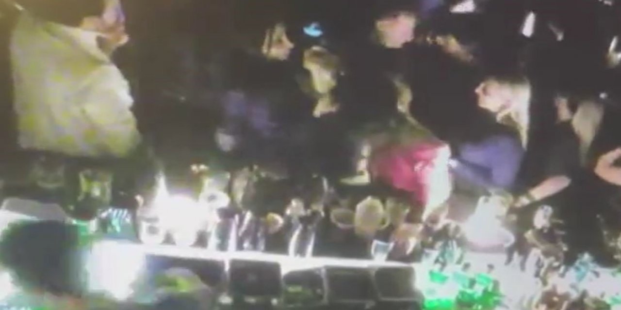 İş kadını Yasemin Sadıkoğlu’nun eğlence mekanında darp edilme anı saniye saniye kamerada