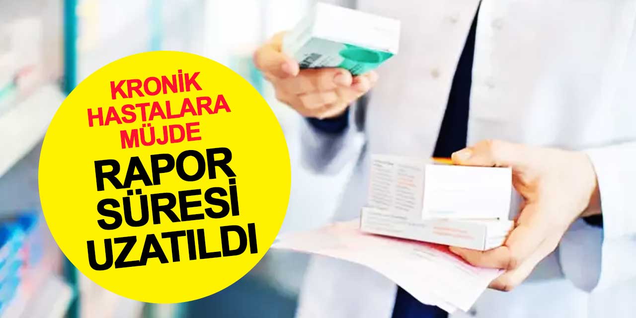 Sağlık Bakanlığı'ndan kronik hastalara müjde: Raporlar 30 Haziran'a kadar uzatıldı