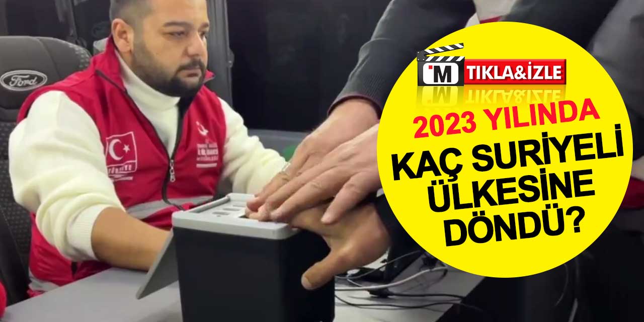 2023 yılında kaç Suriyeli ülkesine döndü? İşte rakamlar