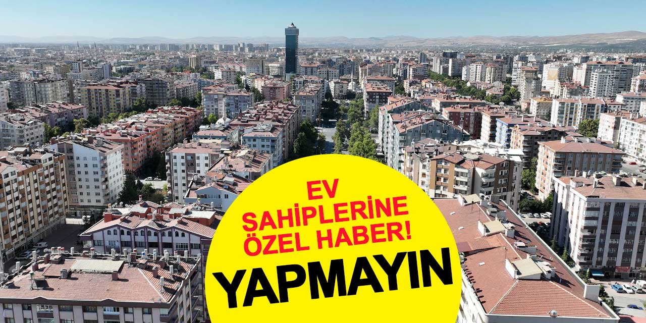Gayrimenkul piyasasını konut sahipleri yükseltiyor