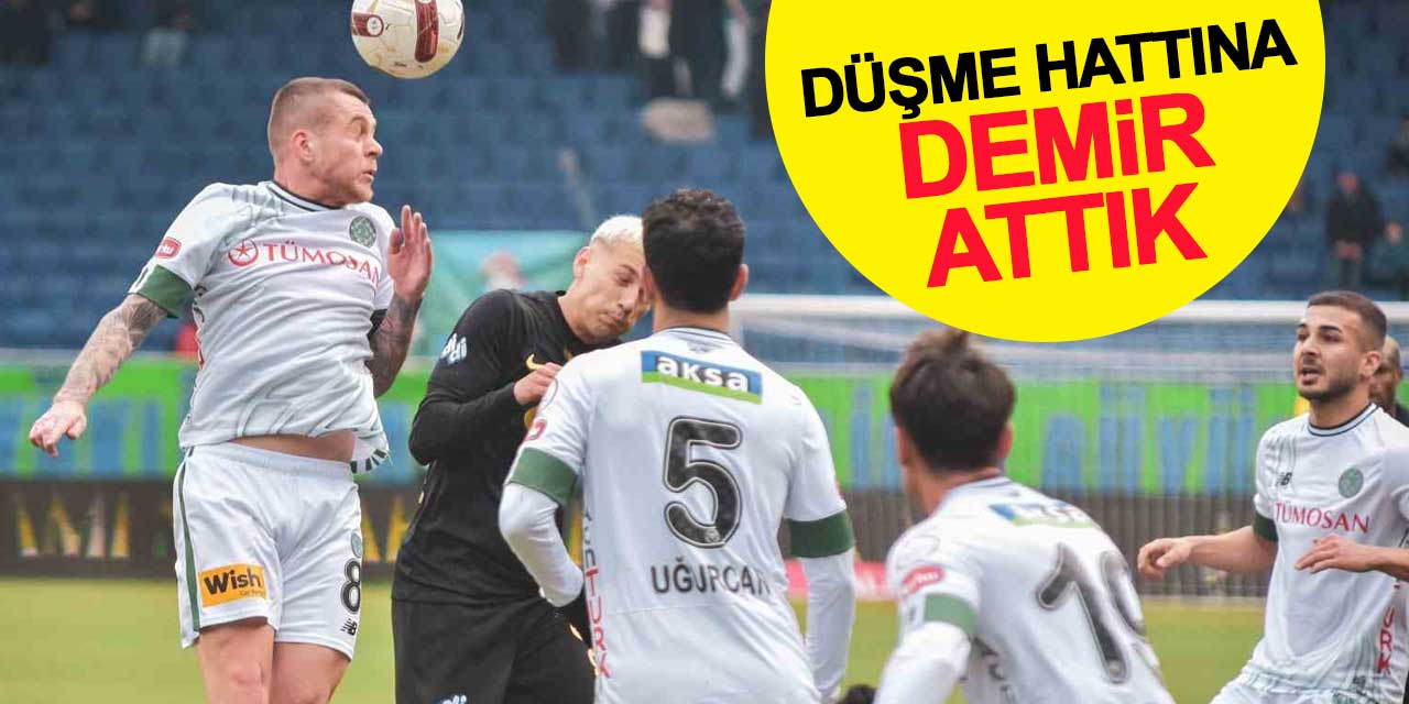 Konyaspor düşme hattına demir attı