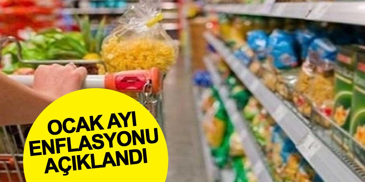 Ocak ayı enflasyonu açıklandı
