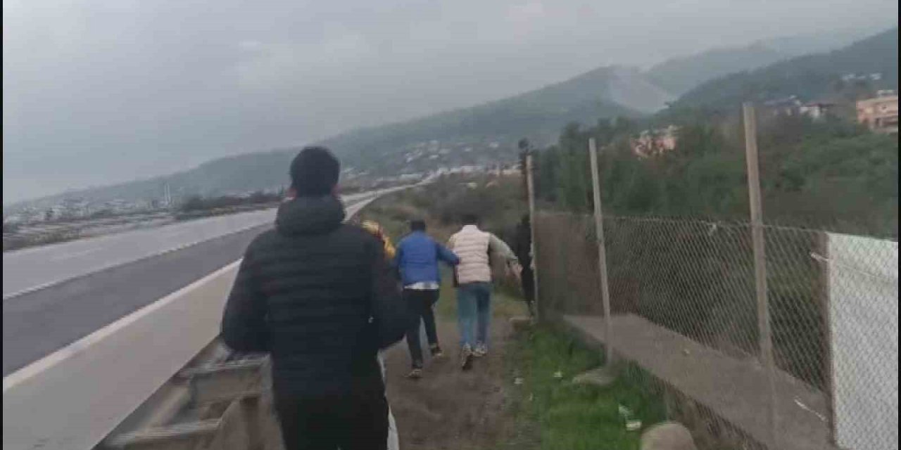 Yarış yapacaklardı, polisi görünce hepsi topukladı