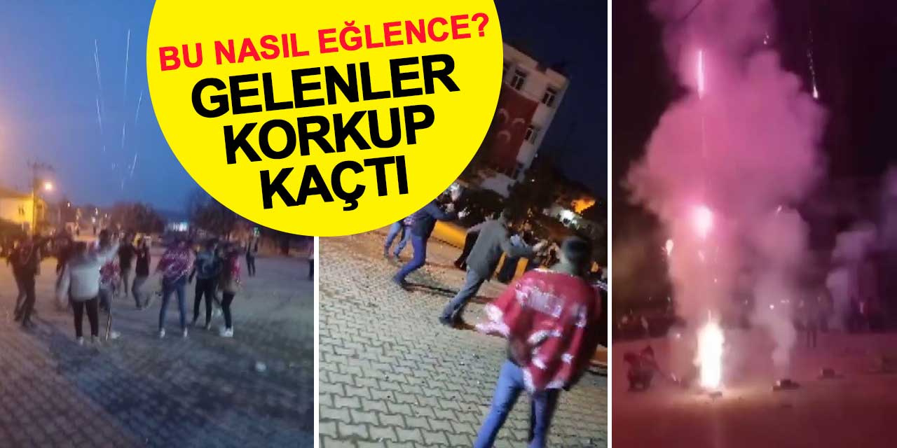 Asker eğlencesi mi, savaş alanı mı? Vatandaşlar korkup kaçtı