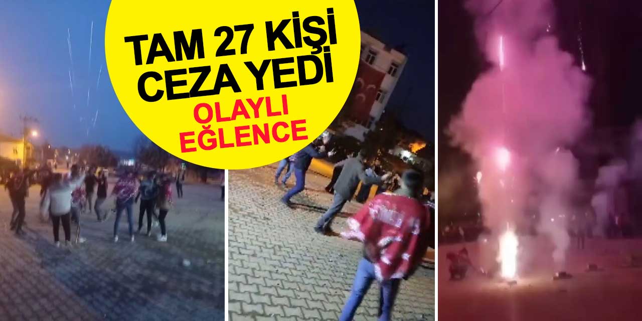 Konya'da savaş alanına dönen asker eğlencesinde 27 kişiye ceza kesildi