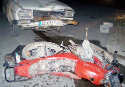 Motosiklet kazaları artıyor