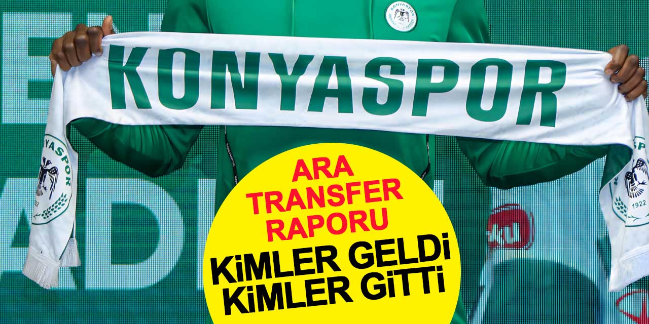 Konyaspor ara transferde 1'i kiralık 8 oyuncuyu kadrosuna kattı