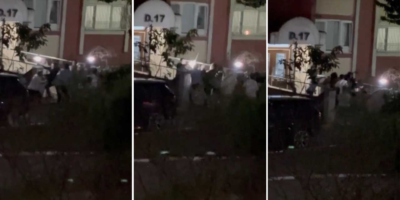 Sitede park kavgası: Komşusunun kafasına süs lambasıyla vurdu