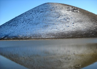 Yağışlar Meke Gölü'nde yüzleri güldürdü
