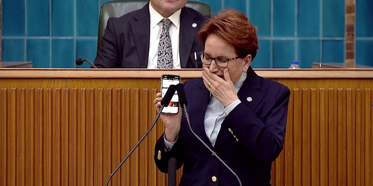 İYİ Parti lideri Meral Akşener gözyaşlarını tutamadı