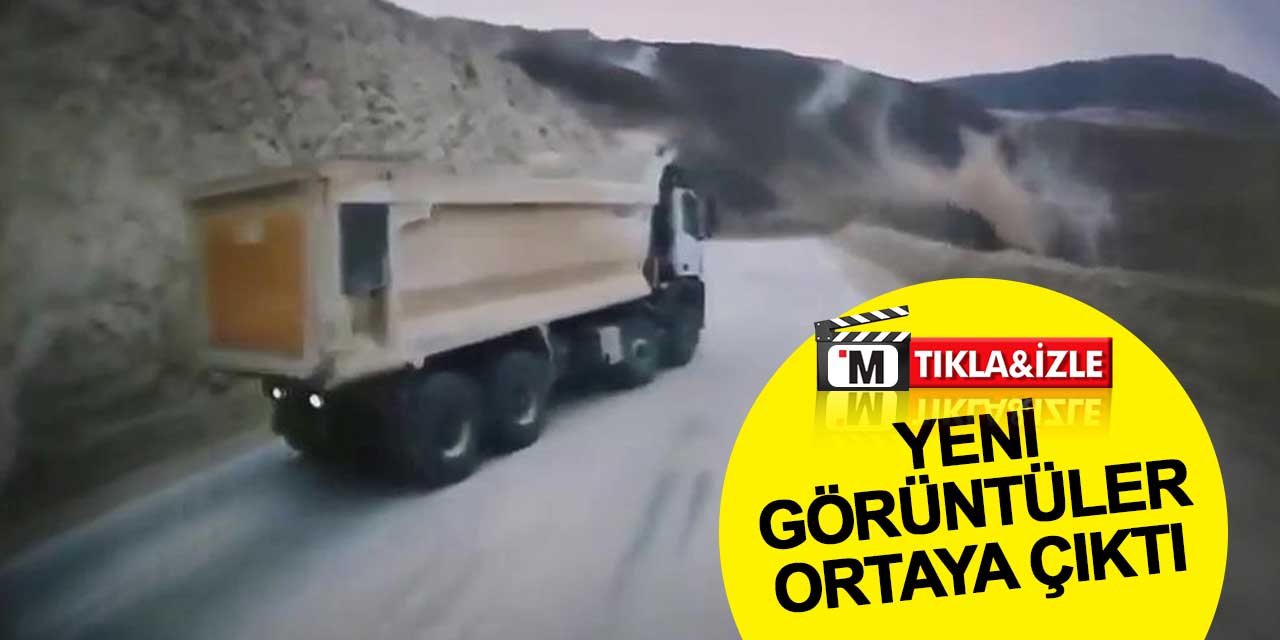 Korku filmi gibi: Erzincan'daki toprak kaymasının yeni görüntüleri ortaya çıktı