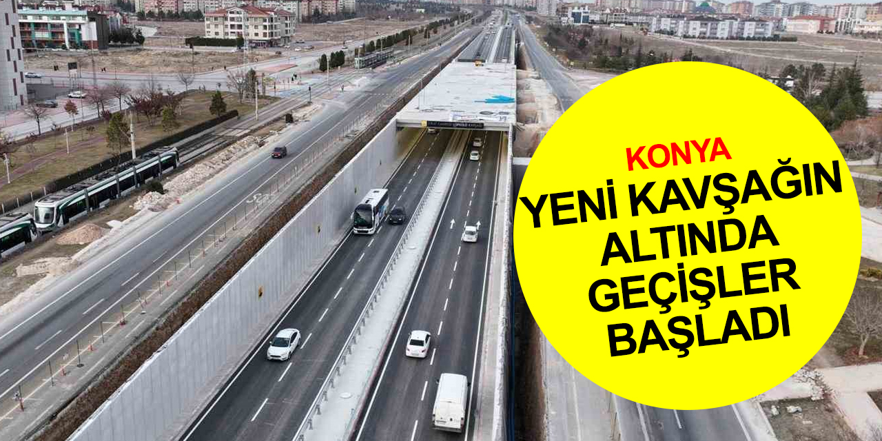 Konya İstanbul yoluna bir köprülü kavşak daha