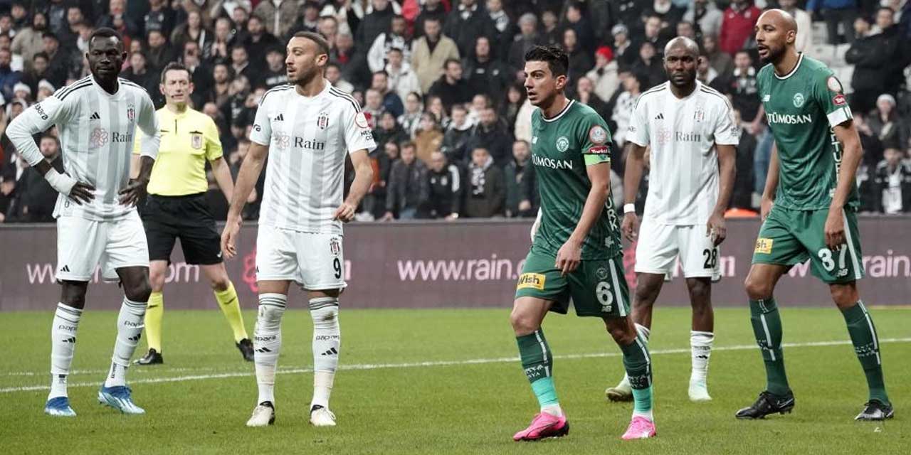 Konyaspor deplasmanda Beşiktaş'ı yenemiyor