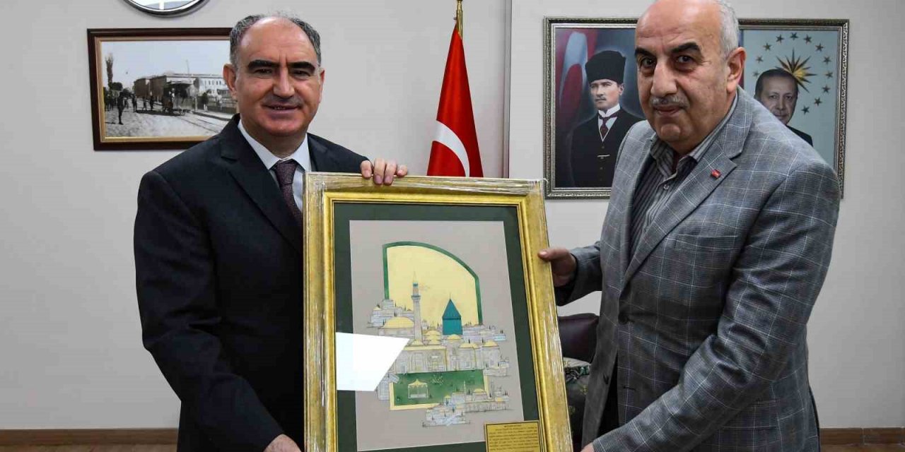 İHA Genel Müdürü Arvas’tan Konya Valisi Vahdettin Özkan’a ziyaret